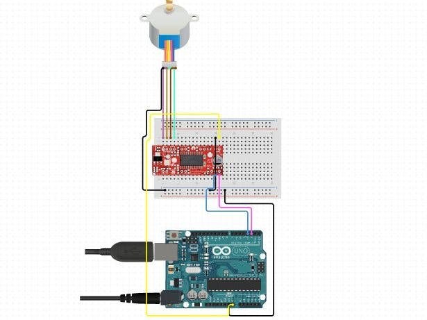 Interfacing Stepper Motor With Arduino Uno